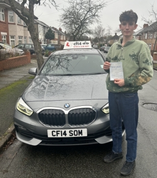 As We Enter The Christmas Spirit - We Say Congratulations To Ethan, PASSING In Cardiff Today, On His First Attempt With One Small Driving Fault - FAB! 🍾👏🎉🚘Despite Nerves, - Followed The Sat Nav Around The Heath & Rhiwbina, Returning Home With That Blue PASS Certificate That Everybody Wants 🚗Drive Safely, Good Luck With Your Exam Results - See You On The Road Very Soon!