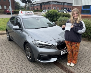 Many Congratulations Today, To Martha - Passing First Time With Just 3 Small Driving Faults!🥳🎉🍾The Smile Says It All - Lots Of Nagging My Me, Reminding To Check Blindspots & Especially On Manoeuvres, But In The End - It Was Just Like Another Lesson - WELL DONE!We Wish Martha Well In College - No Doubt I Will See Lots Of Her With Her College A Stonesthrow From The Test Centre, 